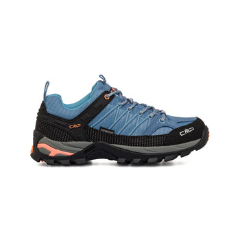 Scarpe da trekking azzurre da donna in tessuto waterproof CMP Rigel Low, Sport, SKU s315500125, Immagine 0